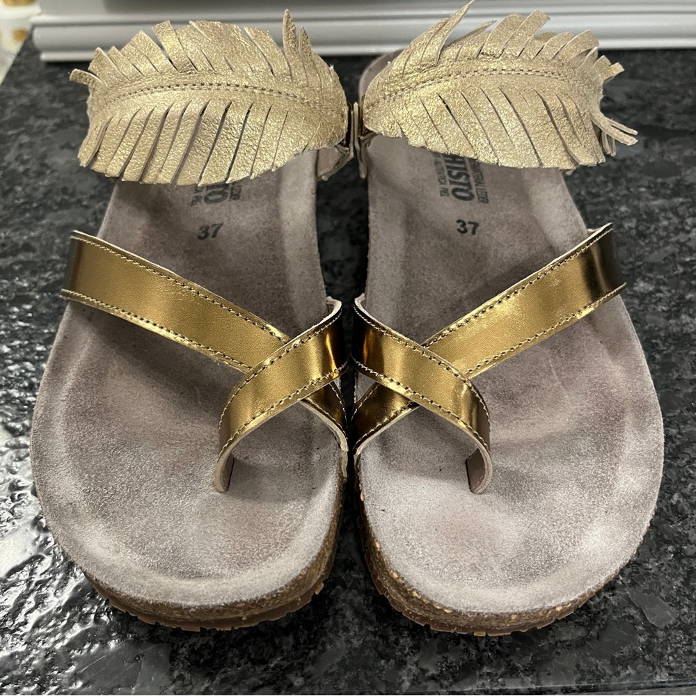 NWT Mephisto Extremely Rare Immy sandals in Copper | Size 7